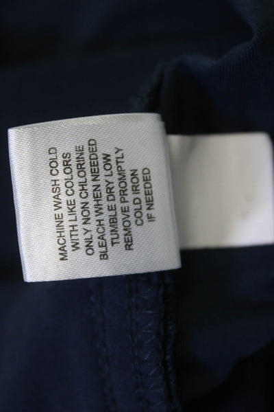 Johnnie-o Mens Dark Blue Polyester Pants Button Closure Size 35