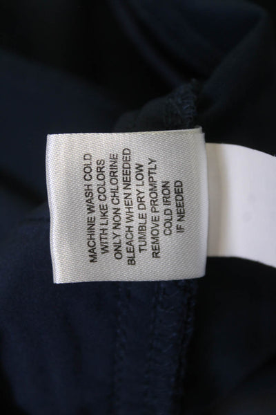 Johnnie-o Mens Dress Pants Dark Blue Button Solid Polyester Size 35