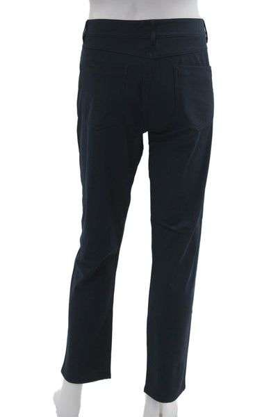 Johnnie-o Mens Dark Blue Cropped Polyester Pants Size 35