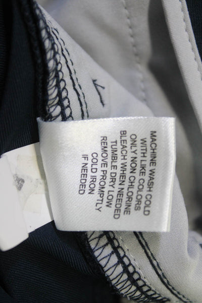 Johnnie-o Mens Dark Blue Cropped Polyester Pants Size 35