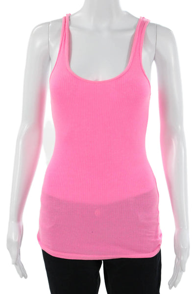 Michael Stars Womens Pink Sleeveless Camisole Basic Size One Size