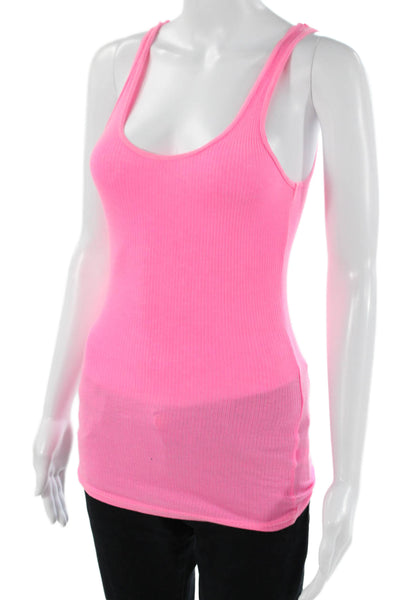 Michael Stars Womens Pink Sleeveless Camisole Basic Size One Size
