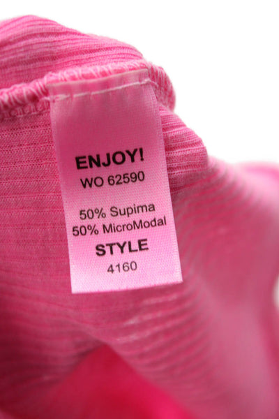 Michael Stars Womens Pink Sleeveless Camisole Basic Size One Size