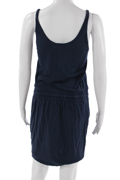 Stateside Women Tank Sundress Dark Blue 100% Supima Cotton Sleeveless Size XS
