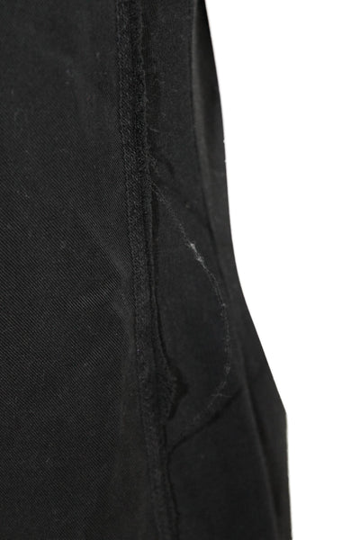 Red Haute Womens Slip Dress Black V Neck Tencel Sleeveless Size M