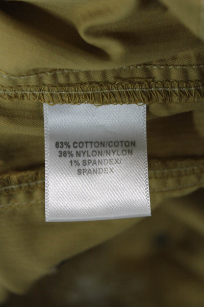 Kuhl Womens Capri Cargo Khakis Beige Button Inseam 21 Size 6