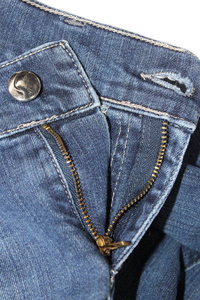 Joes Jeans Women Ankle Cropped Dark Blue Jeans Size 28