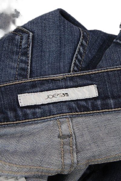 Joes Jeans Women Ankle Cropped Dark Blue Jeans Size 28
