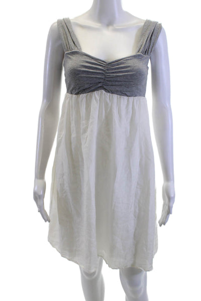 Splendid Women Sundress Gray Sleeveless Boho Supima Modal Size S