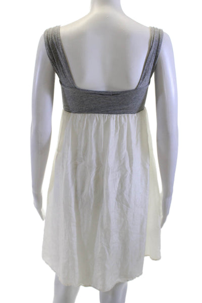 Splendid Women Sundress Gray Sleeveless Boho Supima Modal Size S