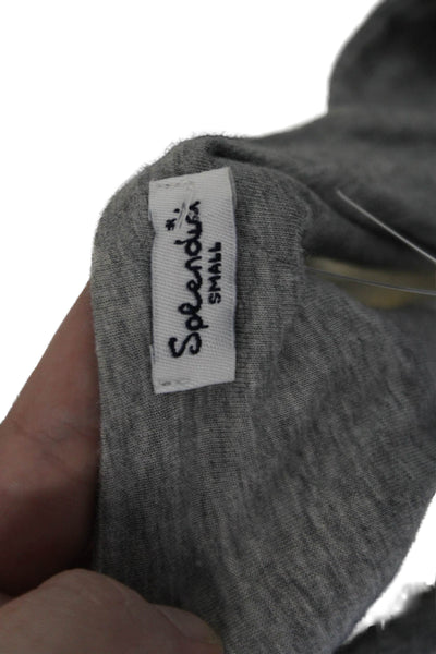 Splendid Women Sundress Gray Sleeveless Boho Supima Modal Size S