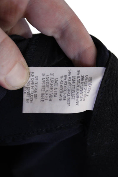 Theory Womens Ankle Cropped Black Pants Size 0