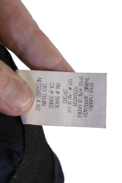 Theory Womens Ankle Cropped Black Pants Size 0