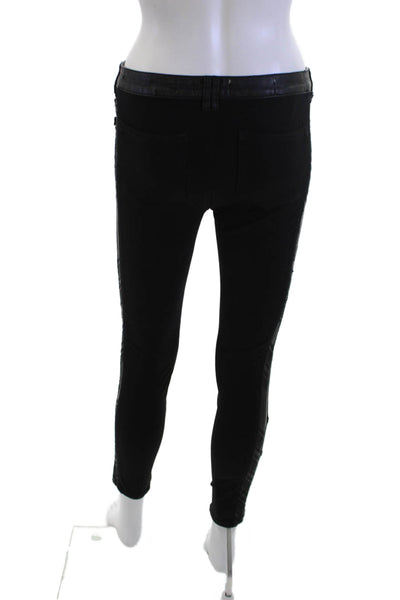 Pilcro Anthropologie Womens Ankle Jeggings Black Size 28