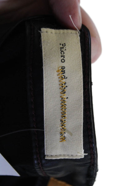Pilcro Anthropologie Womens Ankle Jeggings Black Size 28