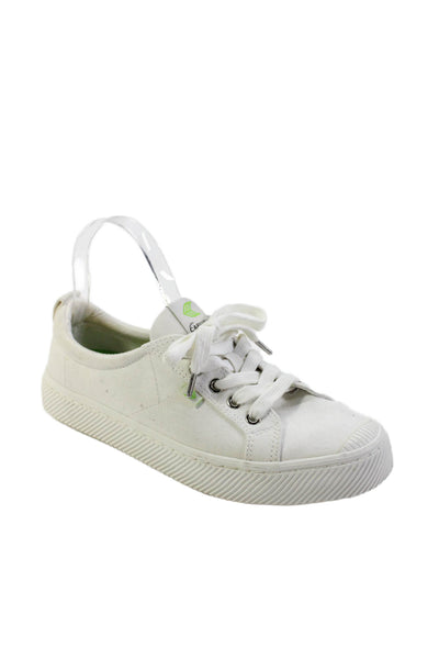 Cariuma Women's Lace Up Rubber Sole Trainer Sneakers White Size 9