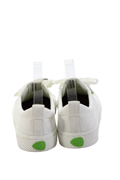 Cariuma Women's Lace Up Rubber Sole Trainer Sneakers White Size 9