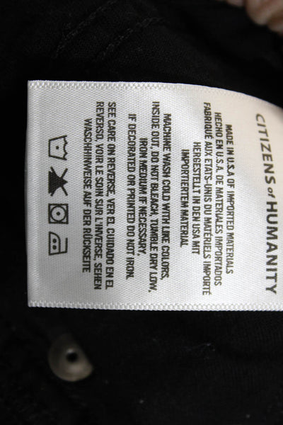 Citizens of Humanity Women High Rise Black Jeggings Maternity Size 25