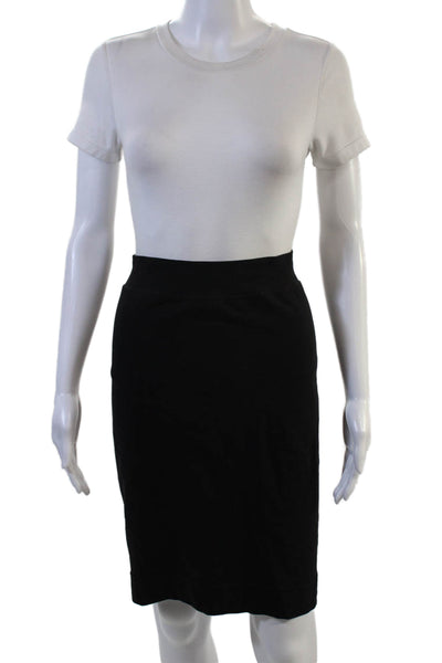 Hard Tail Womens Straight Pencil Skirt Black Knee Length Size S