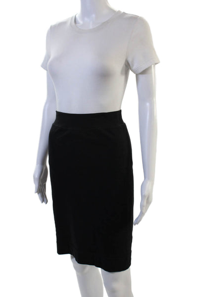 Hard Tail Womens Straight Pencil Skirt Black Knee Length Size S