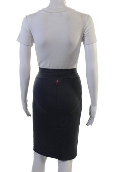 Hard Tail Womens Straight Pencil Skirt Gray Size S