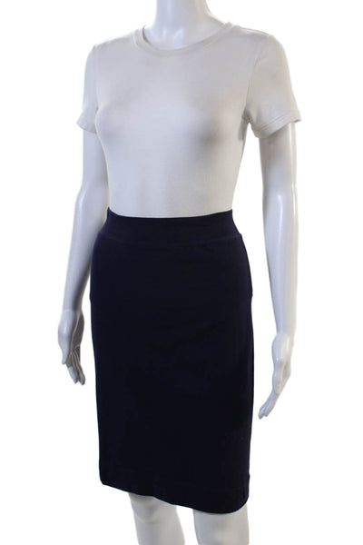 Hard Tail Womens Dark Blue Straight Pencil Skirt Supplex Lycra Size S