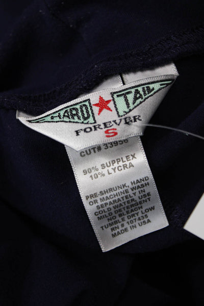 Hard Tail Womens Dark Blue Straight Pencil Skirt Supplex Lycra Size S