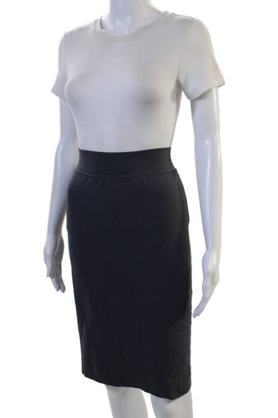 Hard Tail Women Straight Pencil Black Supplex Lycra Skirt Size S