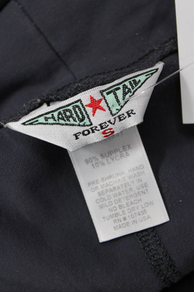 Hard Tail Women Straight Pencil Black Supplex Lycra Skirt Size S