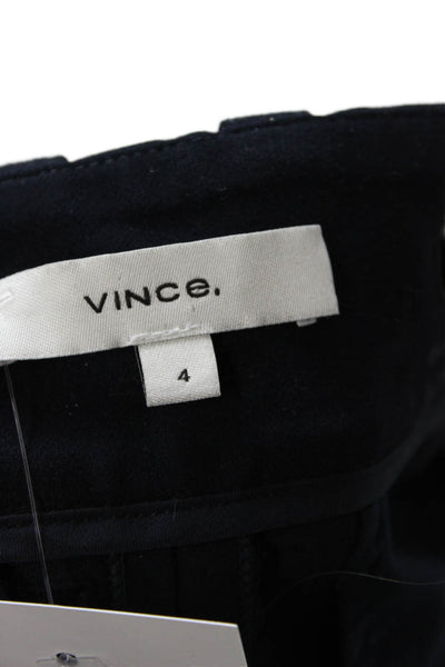 Vince Womens Ankle Cropped Dress Pants Black Size 4