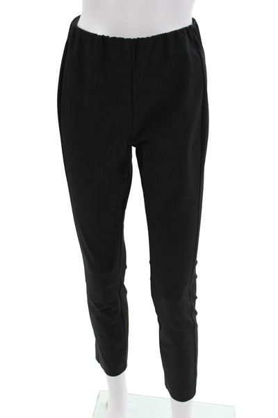 Theory Womens Black Ankle Dress Pants Solid Polyester Elastane Size 6