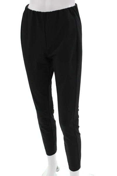 Theory Womens Black Ankle Dress Pants Solid Polyester Elastane Size 6