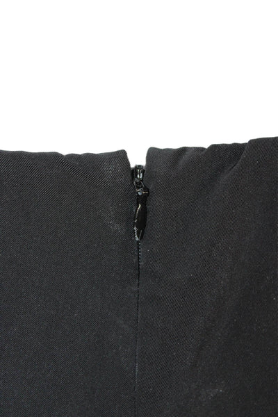 Theory Womens Black Ankle Dress Pants Solid Polyester Elastane Size 6