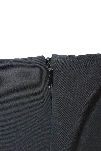 Theory Womens Ankle Dress Pants Black Zip 28in Inseam Size 6