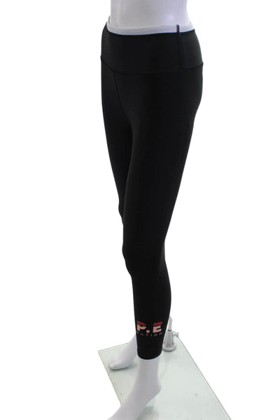 PE Nation Womens Ankle Leggings Black 71% Nylon 29% Elastane Sports Size S