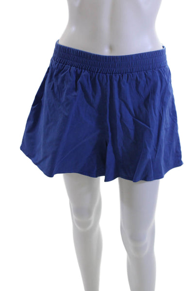 Peppermayo Womens Blue Cotton Collared Kimono Sleeve Top Size 4