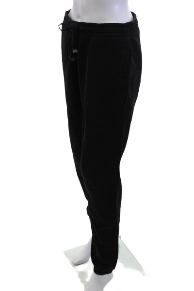 Talentless Womens Drawstring Cuff Ankle Jogger Sweatpants Black Size S