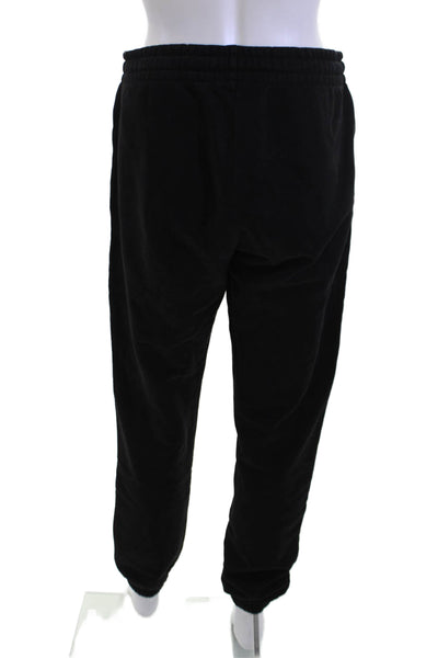Talentless Womens Drawstring Cuff Ankle Jogger Sweatpants Black Size S