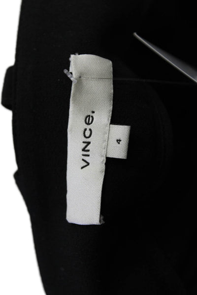 Vince Unisex Ankle Cropped Dress Pants Black Size 4
