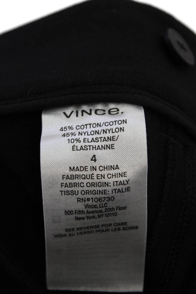 Vince Unisex Ankle Cropped Dress Pants Black Size 4