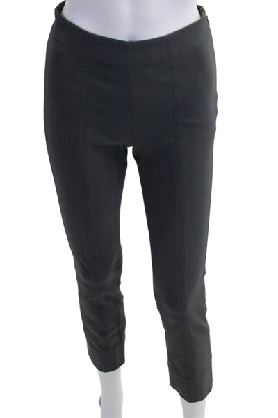 Vince Women Black Ankle Cropped Pants Petite Size S