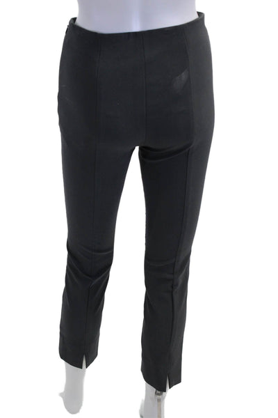 Vince Women Black Ankle Cropped Pants Petite Size S