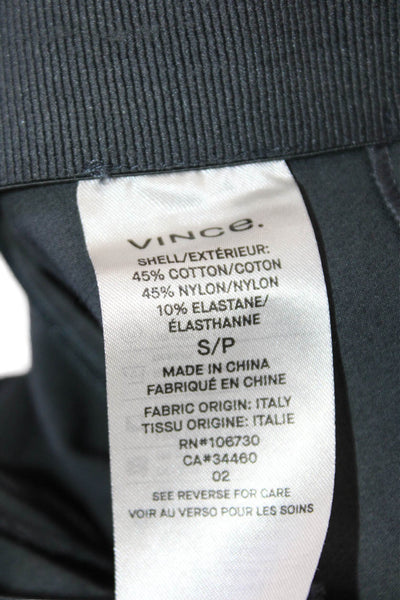 Vince Women Black Ankle Cropped Pants Petite Size S