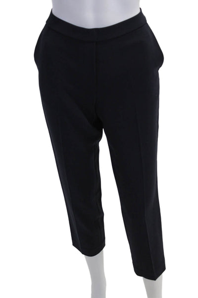 Theory Womens Ankle Cropped Dress Pants Black Size 2