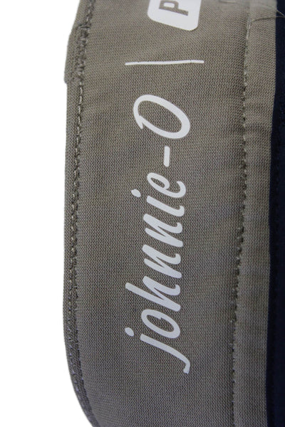 Johnnie-o Mens Gray Chino Khaki Pants Button Polyester Size 35