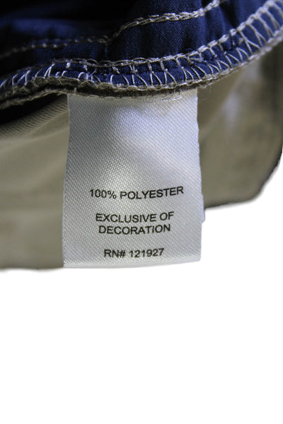Johnnie-o Mens Gray Chino Khaki Pants Button Polyester Size 35