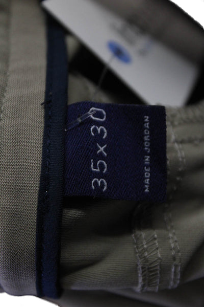 Johnnie-o Mens Chino Khakis Beige Button Size 35