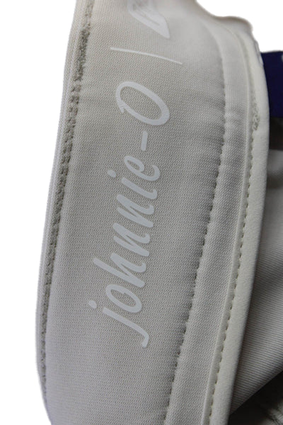 Johnnie-o Mens Chino Pants Beige Button 100% Polyester Size 35