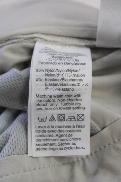J Crew Mens Chino Shorts Beige Button Closure Size 35