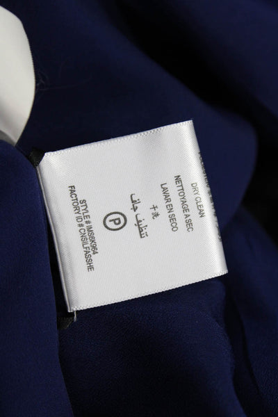 BCBG Max Azria Women Sheath Tank Dress Black Square Neck Knee Length Zip Size 4